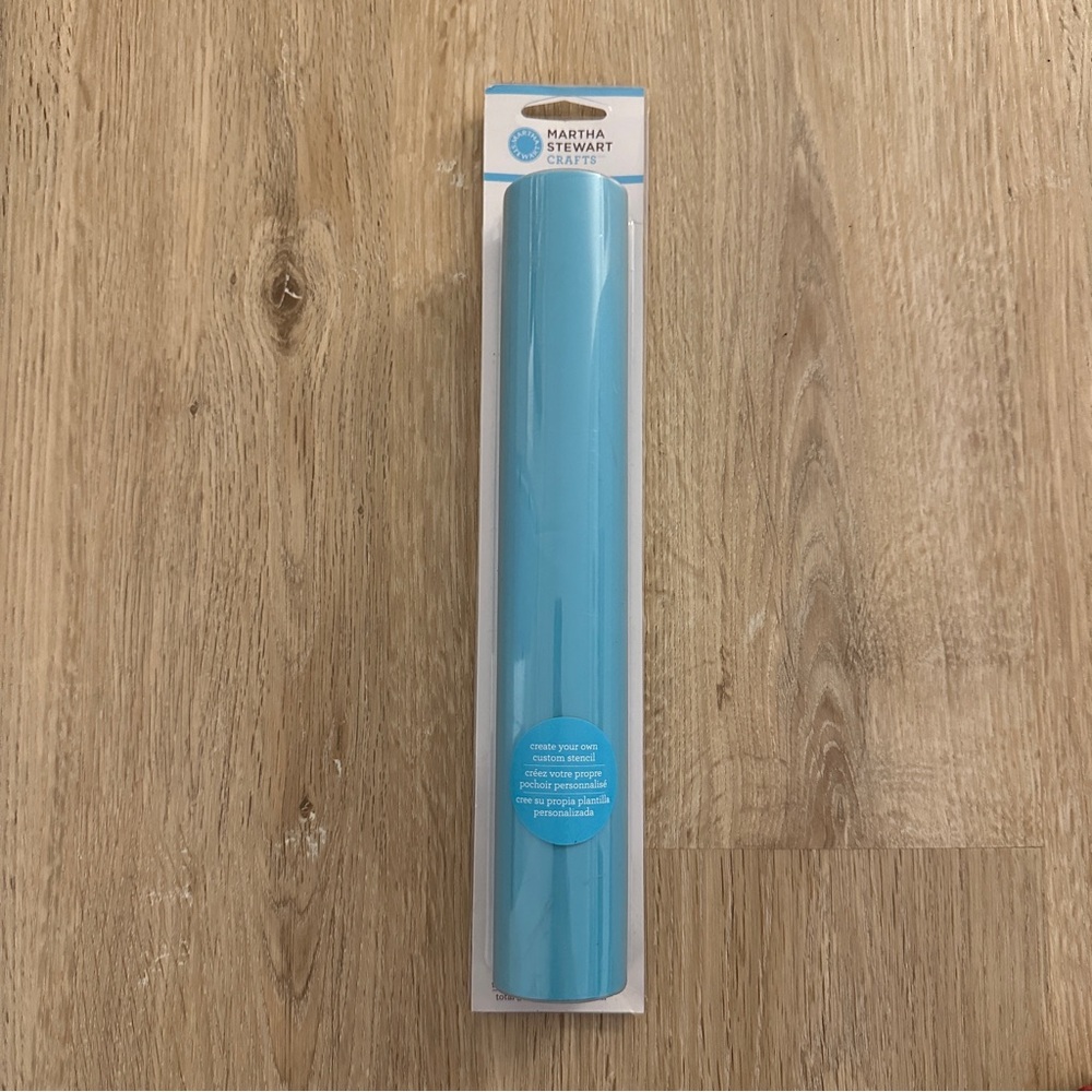 Martha Stewart Blue Craft Vinyl Stencil Roll